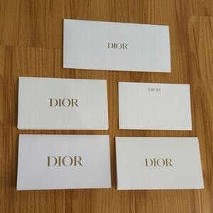 Dior Envelopes and Card